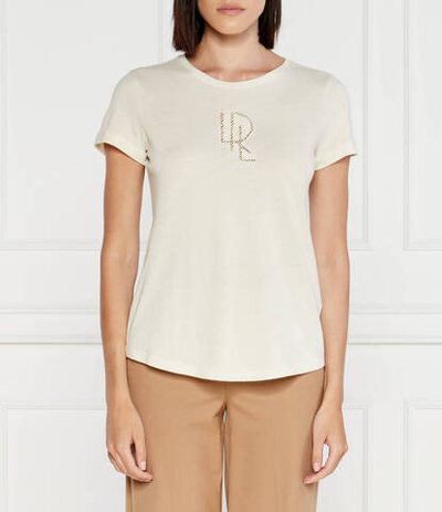 Футболка HAILLY LAUREN RALPH LAUREN - экрю(200934390)