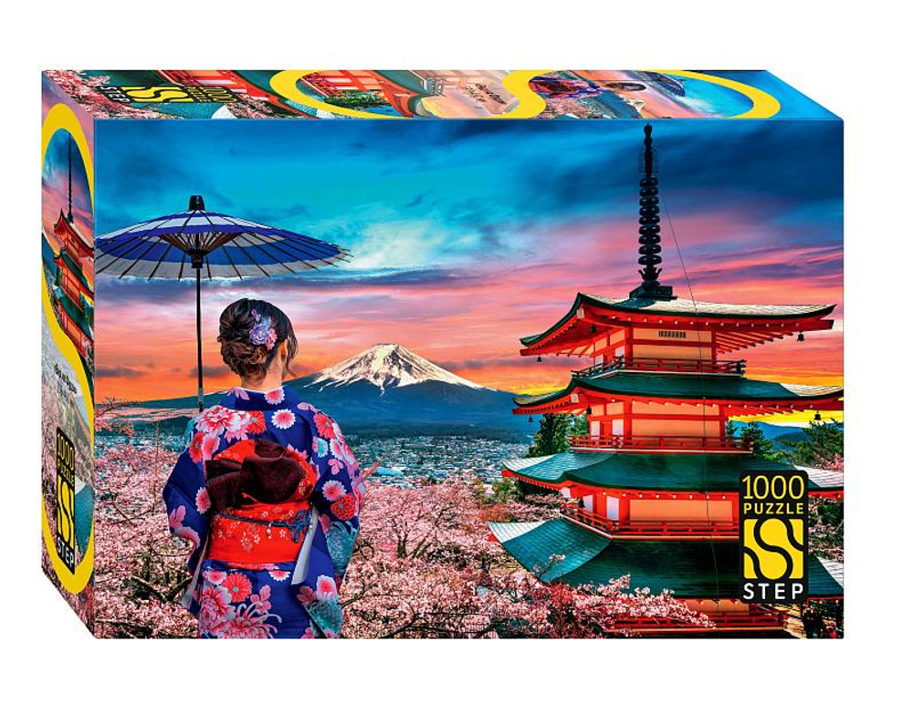 Пазл 1000эл. "Вид на Фудзи" Серия "Выгодный формат" (Степ пазл)