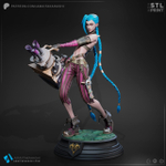 Фигуркаел Джинкс Лига легенд Jinx League of Legends