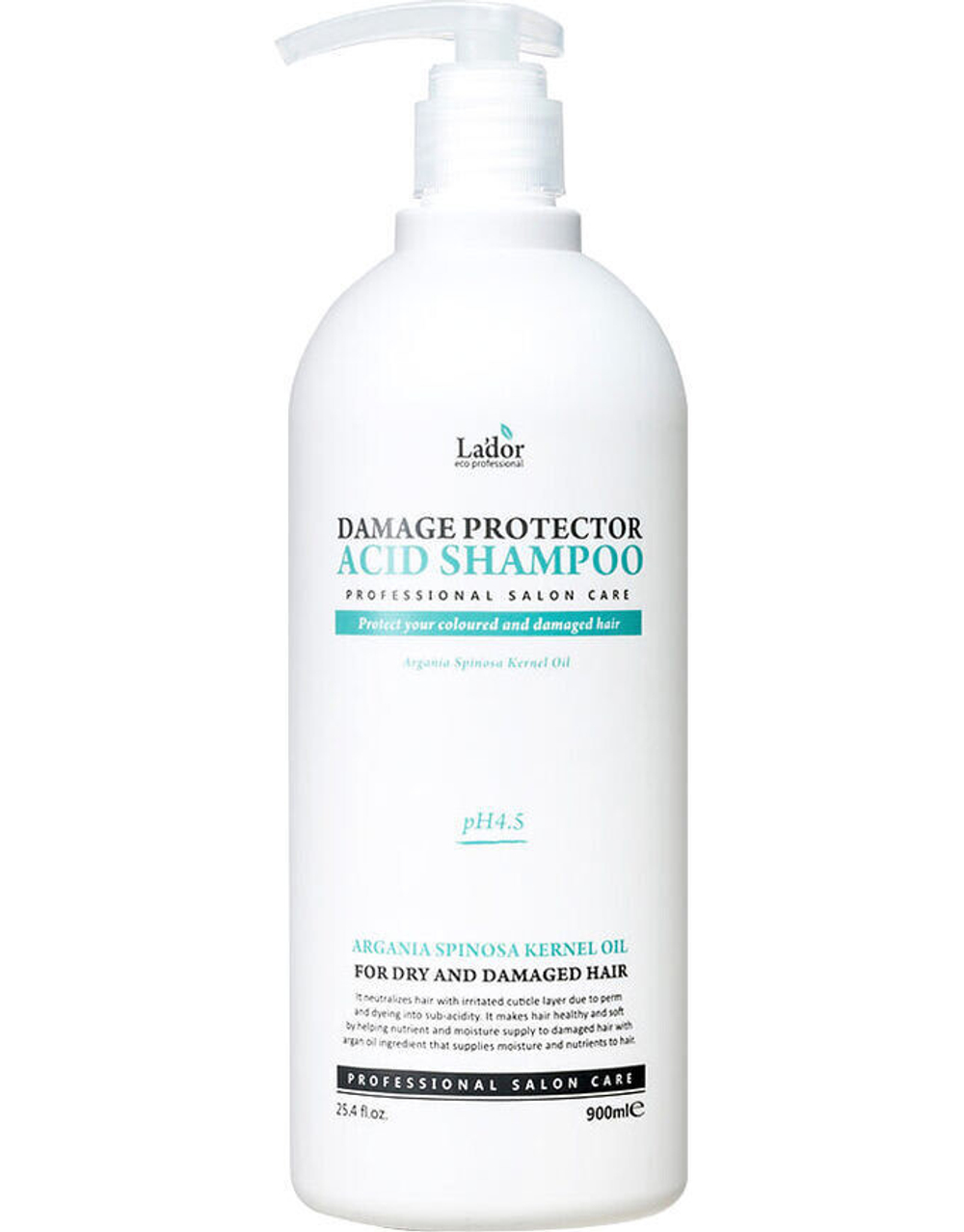 Lador Damage Protector Acid Shampoo Профессиональный шампунь с аргановым маслом