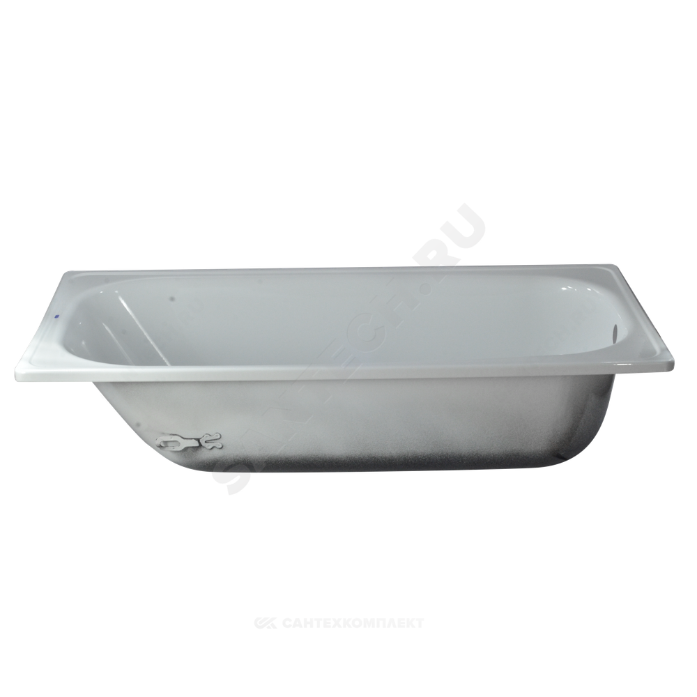 Ванна стальная Classic 170х75см в/к ножки White Wave (Караганда)