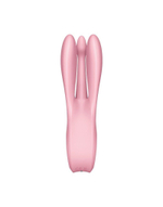 Розовый вибратор Threesome 1 с пальчиками