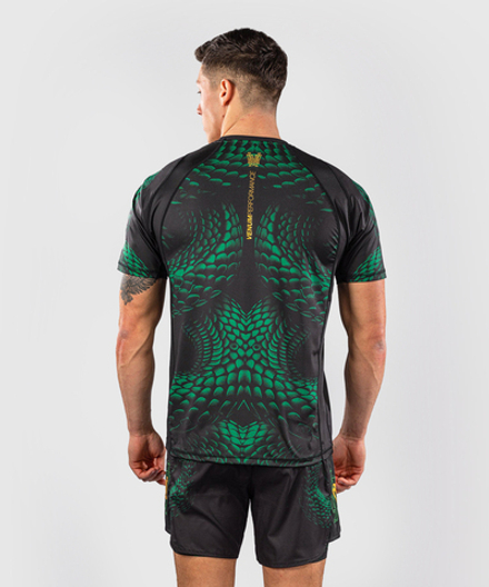 Футболка спортивная Venum Matupa Black/Green/Gold