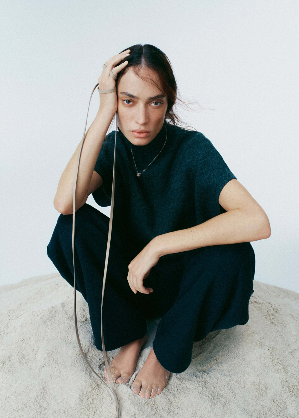 Polène Ожерелье Ormé Necklace, серо-коричневый