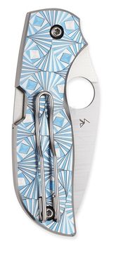 Складной нож Spyderco Chaparral 3 C152STIBLP c клинком из стали CTS-XHP, рукоять титан