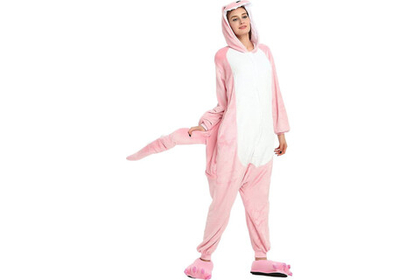 Кигуруми Funfur Динозавр Розовый XL