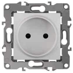 12-2105-01 ЭРА Розетка 2P, 16A-250В, IP20, Эра12, белый