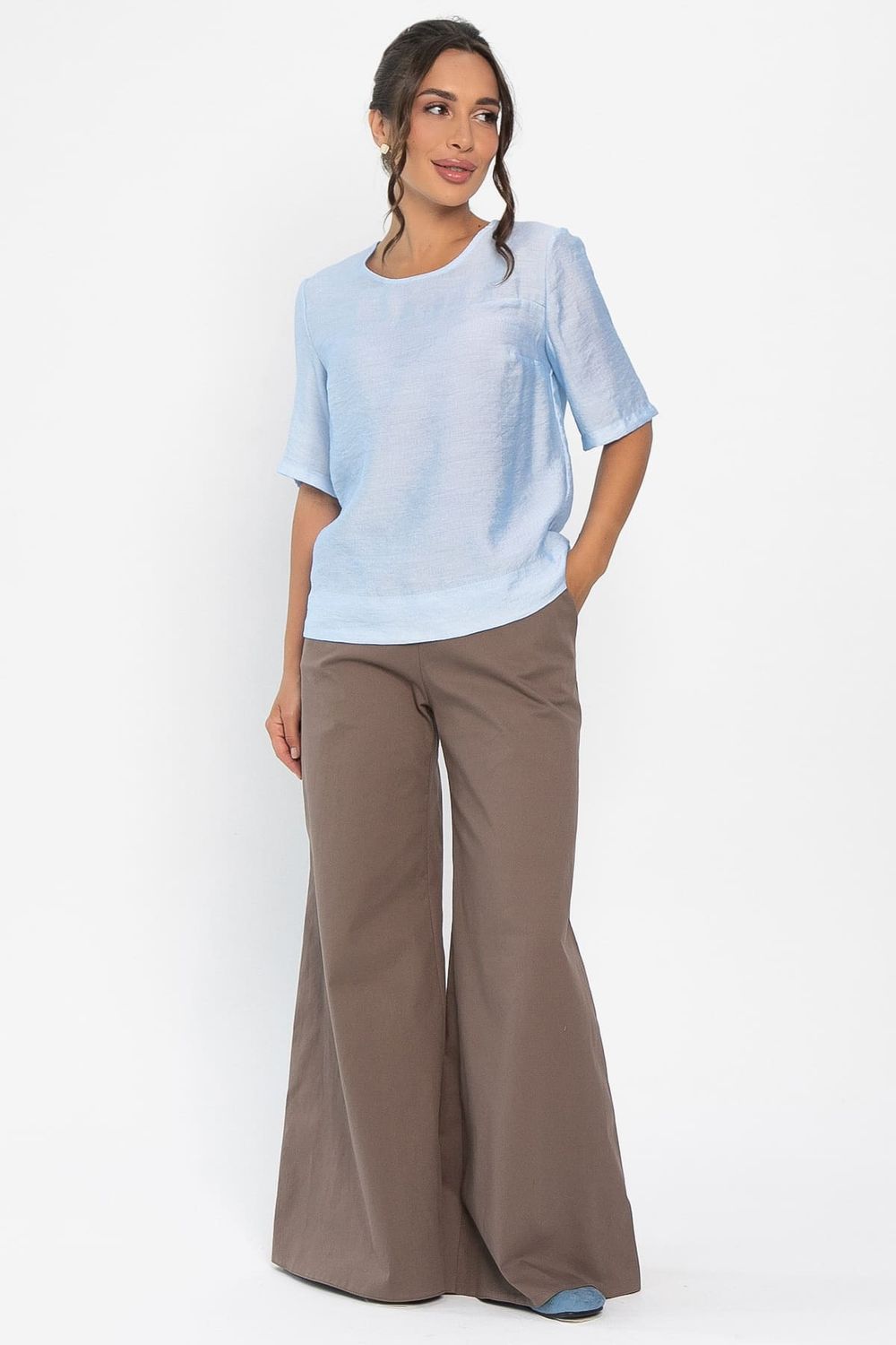 Блуза Меридиан (нежно-голубая) Б14006-25М LT Collection