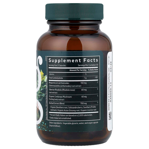 Gaia Herbs, Adrenal Health®, таблетки для запуска, 60 капсул Phyto-Caps®