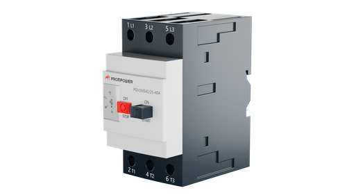 Автоматический выключатель защиты двигателя Prompower PGV3-ME40 серии Pulse, 25-40(A)
