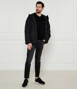 Кожаные кроссовки Calvin Klein - черный(HM0HM01707)