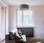 Экран для радиатора реечный Стильный дом De Luxe v531962 черный 900х600 мм