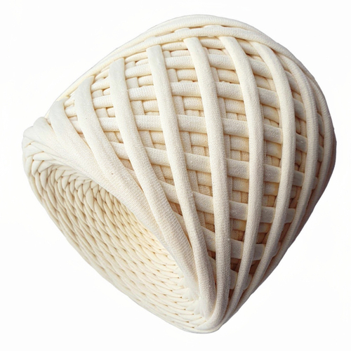 Milk knitted yarn