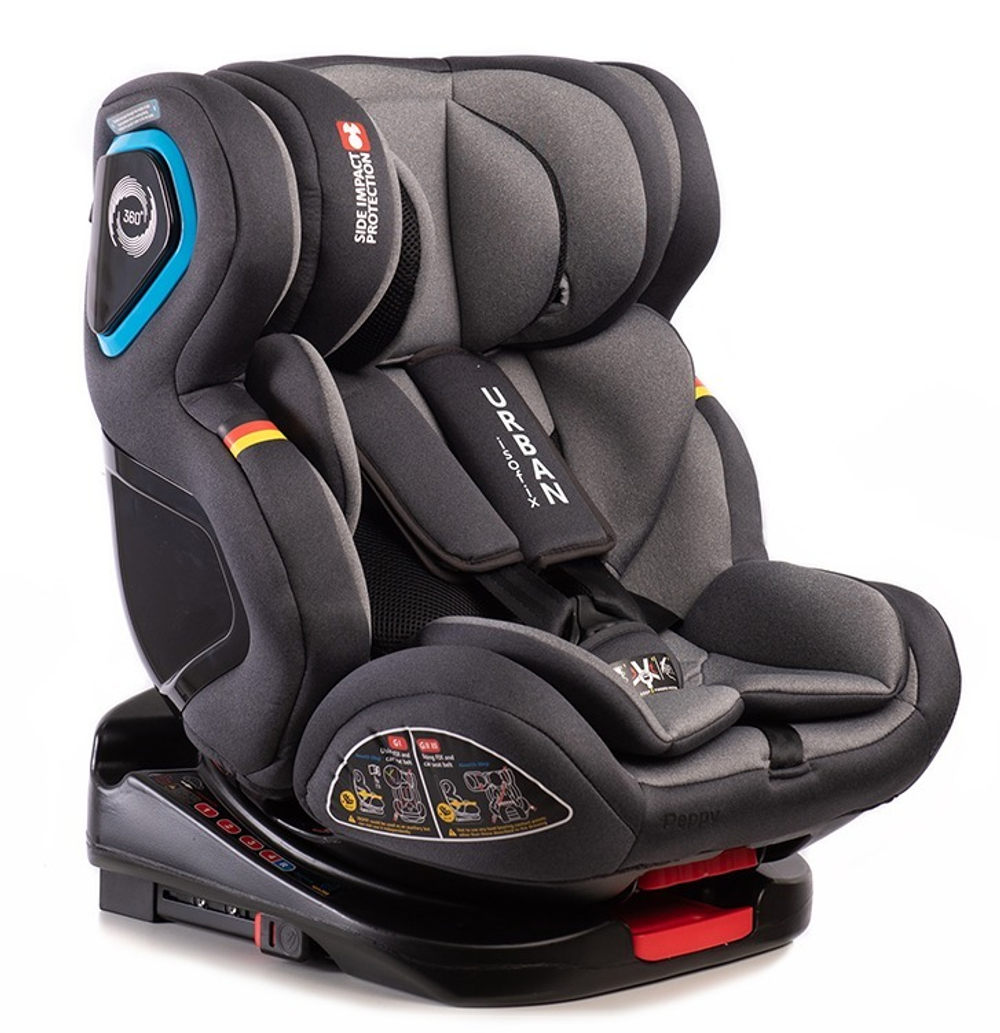 Peppy Автокресло Urban Isofix (iron) 0-36
