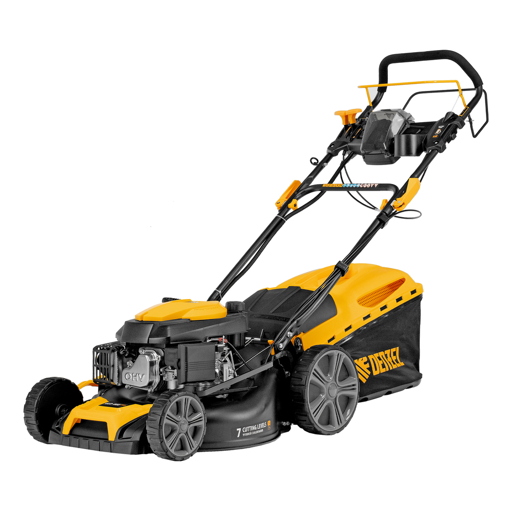 Газонокосилка бензиновая GLD-460SP-VE, 146 см3, шир. 46см, привод, вариатор, эл.старт, 60 л// Denzel