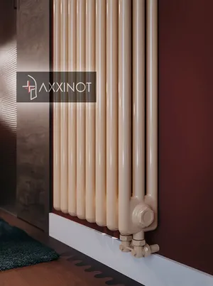 Axxinot Sentir 3200 - трехтрубный трубчатый радиатор высотой 2000 мм, нижнее подключение с термовентилем