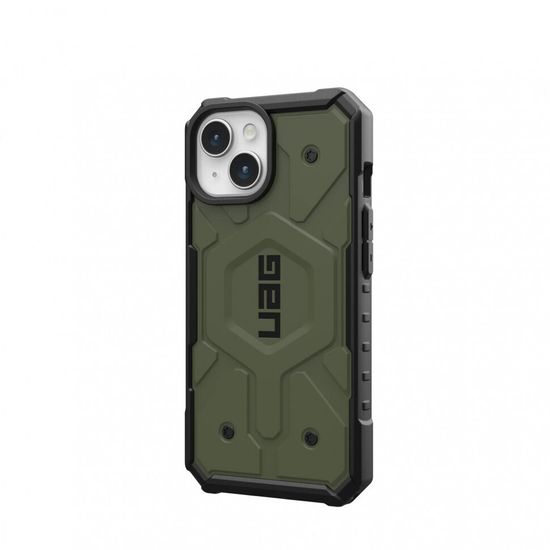 Чехол с поддержкой MAGSAFE Uag Pathfinder для iPhone 15 Plus 6.7", цвет оливковый (Olive)