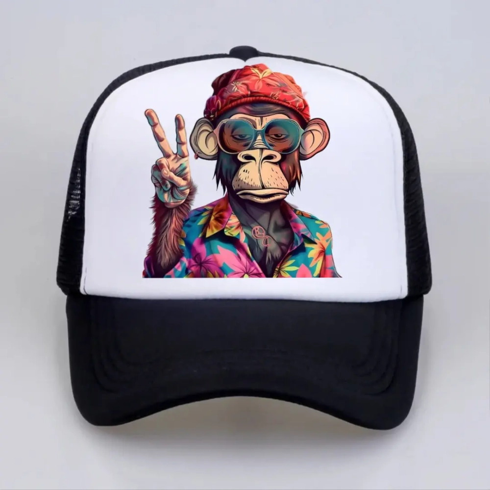 Кепка с принтом "Обезьяна NFT"