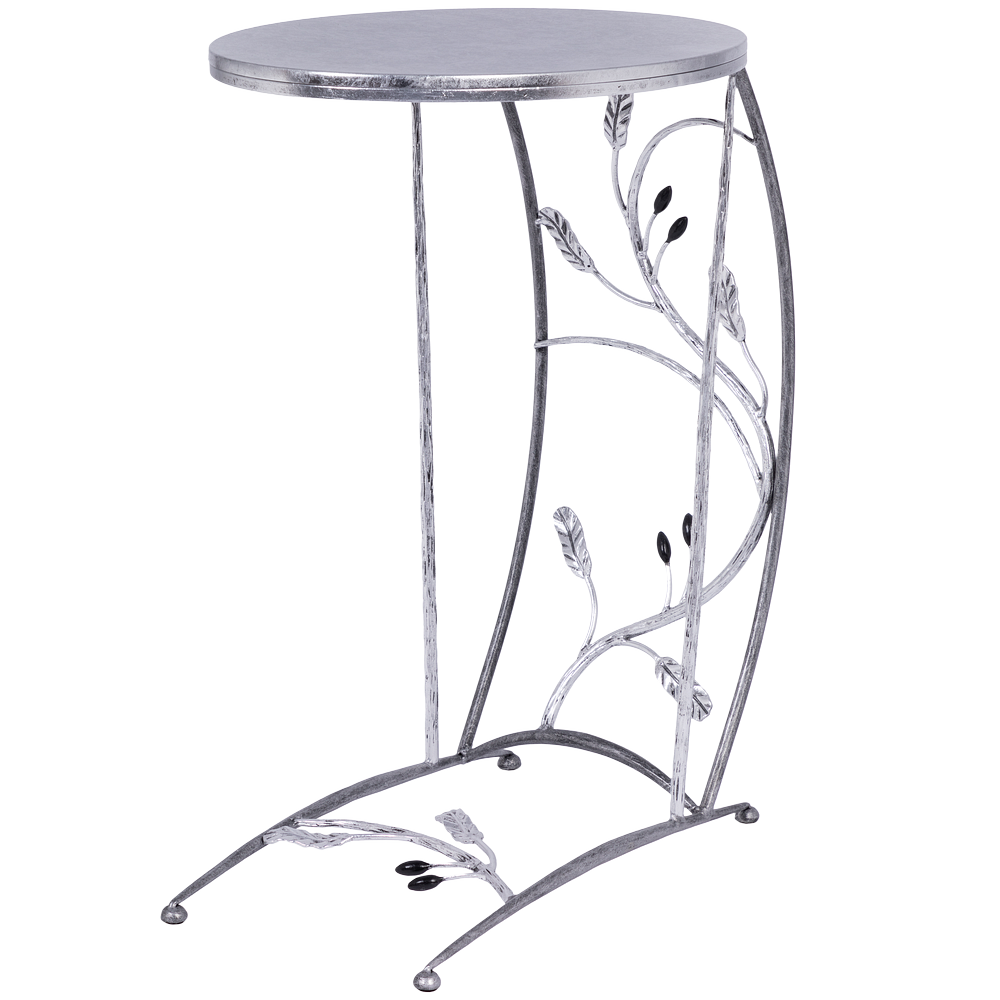 Столик приставной Oliva Branch (Олива Бранч) Сильвер Античное серебро