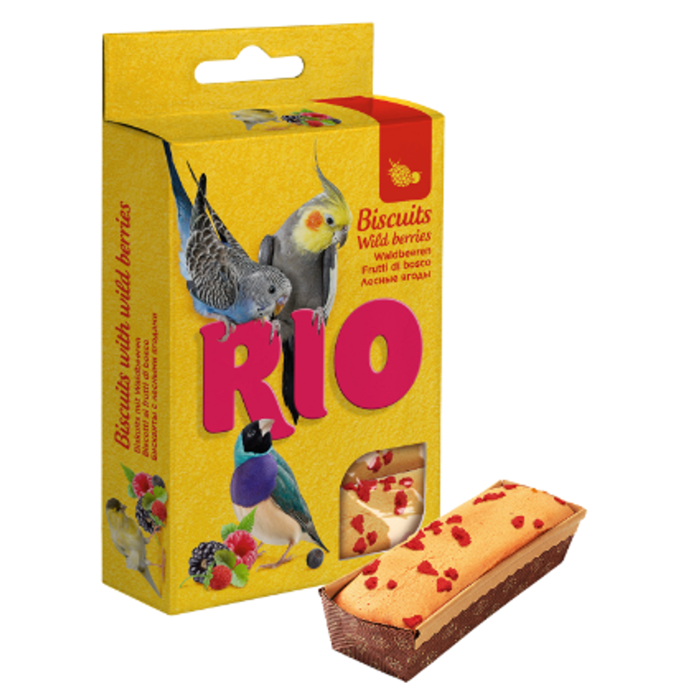 Rio бисквиты для птиц с лесными ягодами, 5х7г