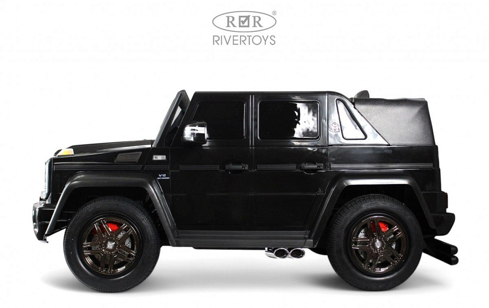 Детский электромобиль RiverToys Mercedes-Maybach G650 Landaulet M999MM BLACK/черный