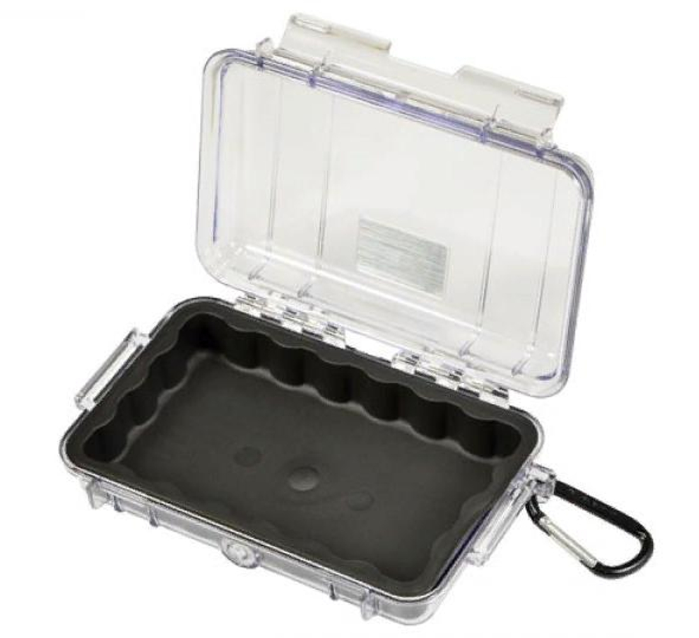 Защитный кейс Peli™ 1040 прозрачный с черной вставкой