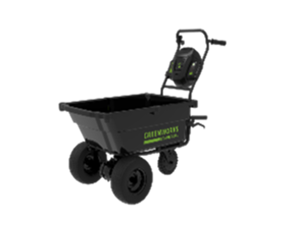 Садовая тележка самоходная Greenworks Арт. 7400607, 82V, 106 л, без АКБ и ЗУ