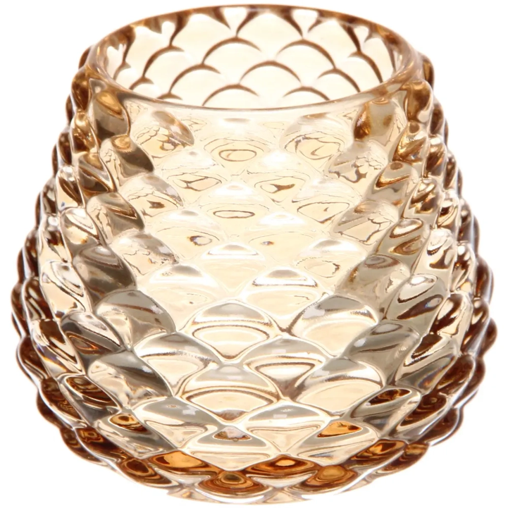 Подсвечник «Лесная шишка» 7,4*6,5 см, Янтарь