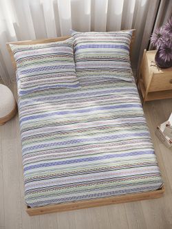 Постельное белье Milky Garden "Бисер/Бисер (компаньон)" 2-спальный наволочки 50х70 2шт Простынь на резинке 160х200 см Пододеяльник 175х215 см