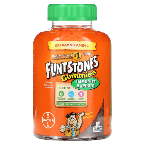 Flintstones, Gummies, мультивитаминная добавка для детей, 150 жевательных конфет