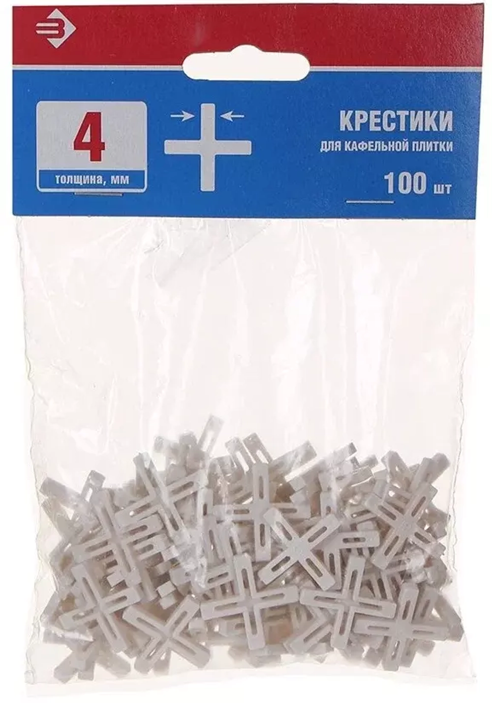 Крестики для кафеля Зубр 4 мм 100 шт. 33811-4
