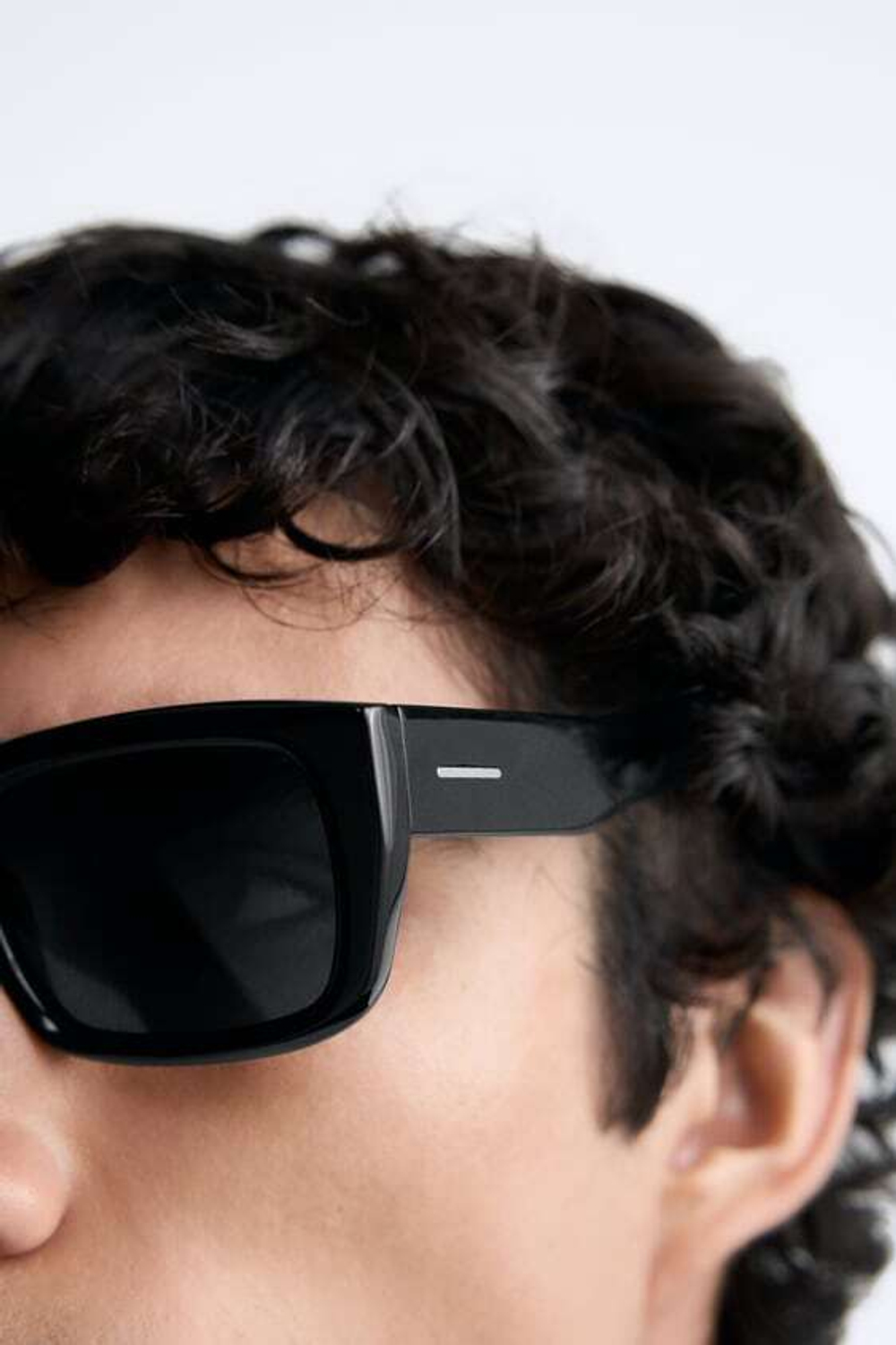 ZARA СОЛНЦЕЗАЩИТНЫЕ ОЧКИ В ПРЯМОУГОЛЬНОЙ ОПРАВЕ, ЧЕРНЫЙ