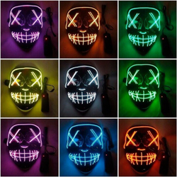 Неоновая маска Анонимуса