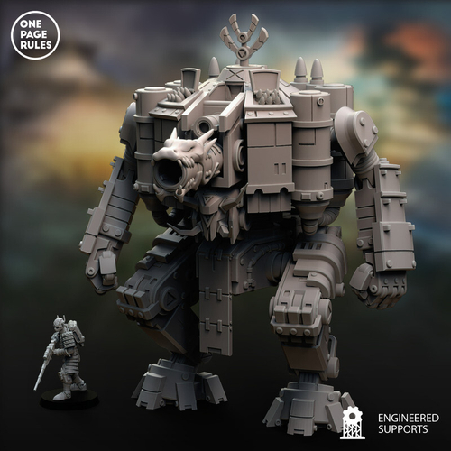 Xenos Armies Tau Empire KV128 Stormsurge миниатюра для dnd, днд, pathfinder, фентези, Настольная игра, НРИ, Варгейм, РПГ