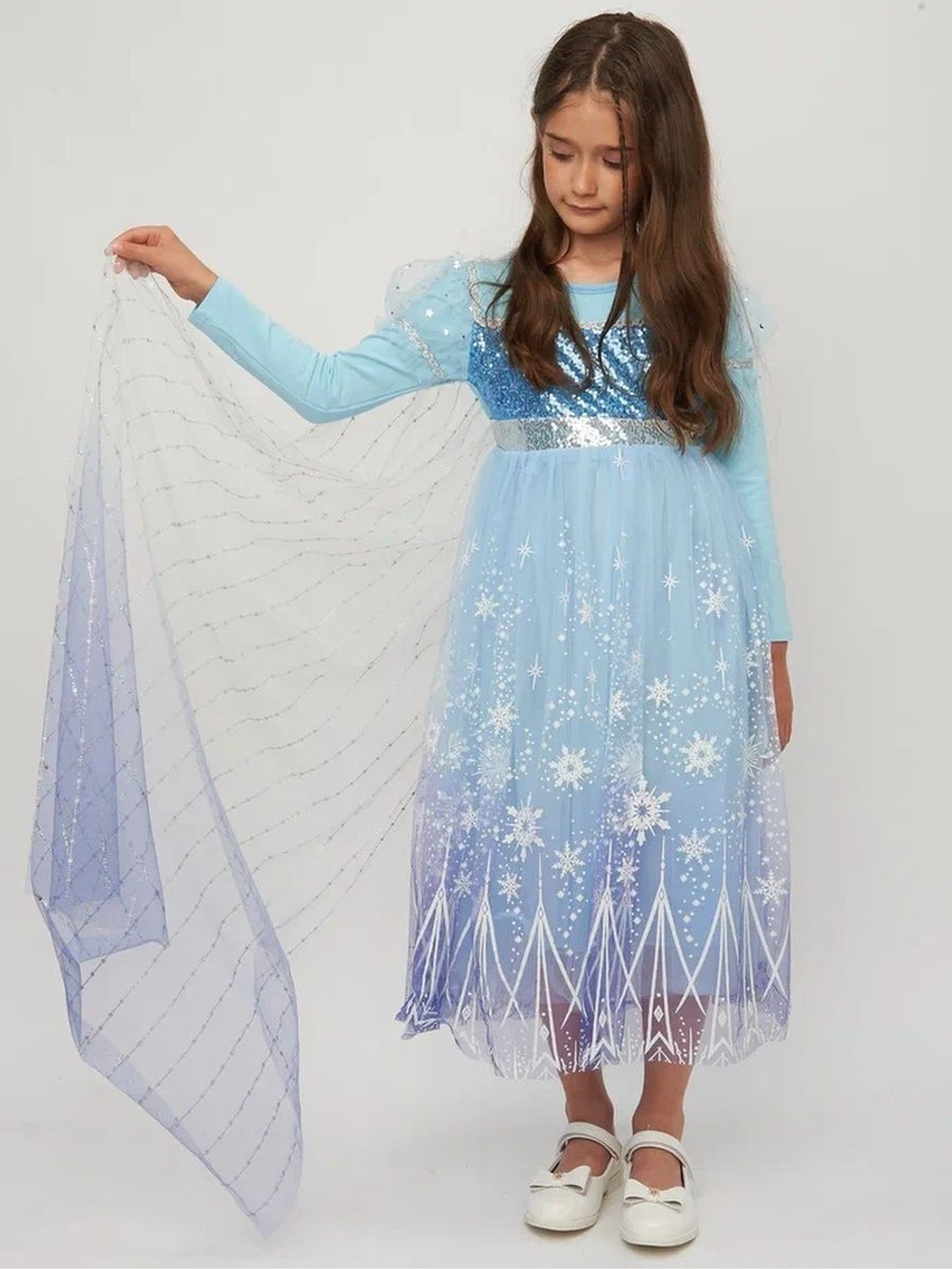 Платье Эльза + шлейф