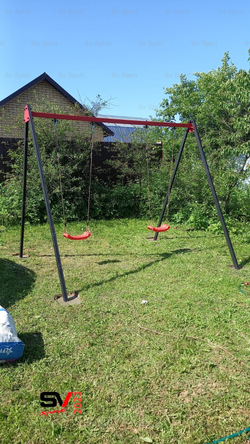 Монтаж уличных качелей Sv Sport
