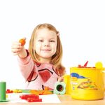 Пластилин на растительной основе JOVI (Испания), набор, 4 цвета, 9 предметов, 444