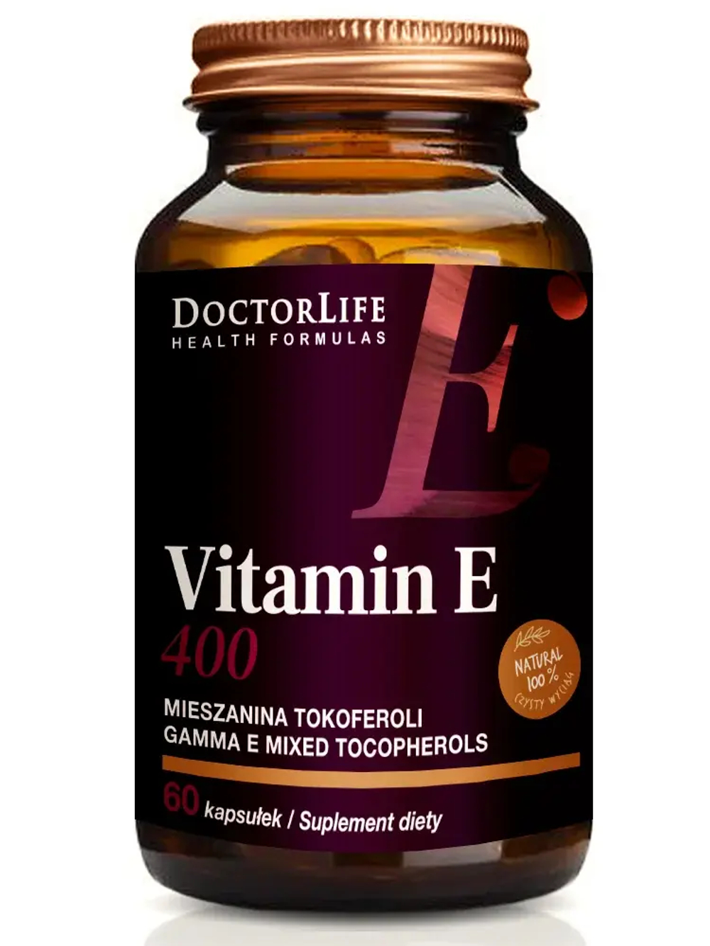 Doctor Life Витамин E-400 250 мг - 60 капсул