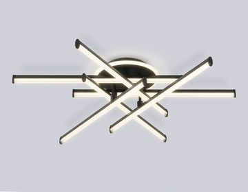 Потолочный светодиодный светильник с пультом 97W 3000K-6400K FL6252 BK черный COMFORT LineTech Ambrella