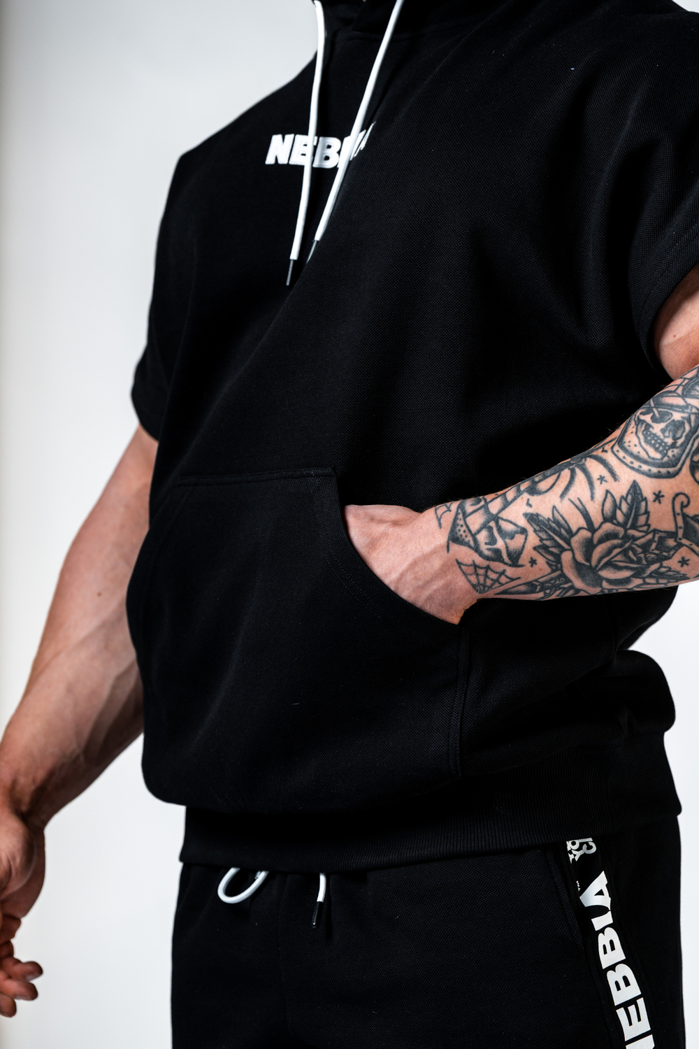 Худи с коротким рукавом Training Rag Top HERO 297 Черная