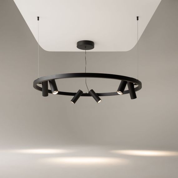 Подвесная светодиодная люстра Maytoni Satellite MOD102PL-L42BK