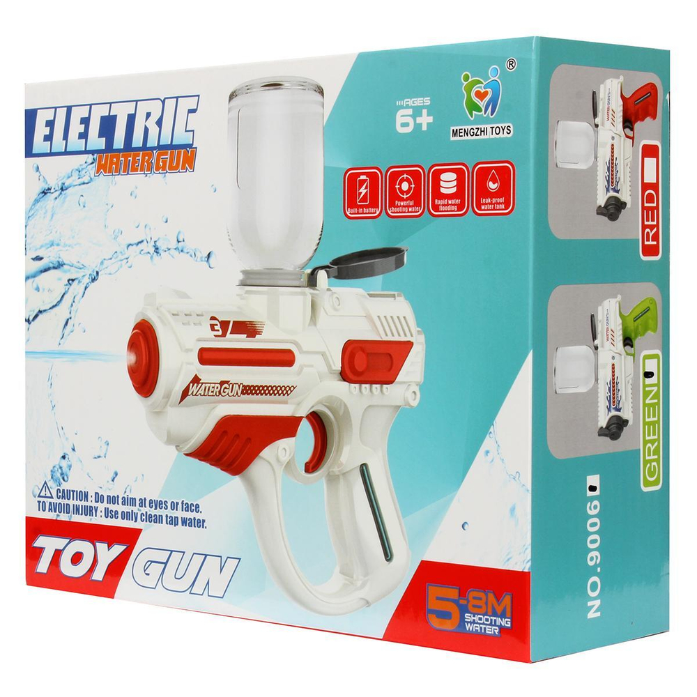 Водный пистолет с аккамулятором, коробка 9006