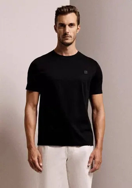 Футболка из мерсеризованного хлопка с логотипом s.Oliver Black Label