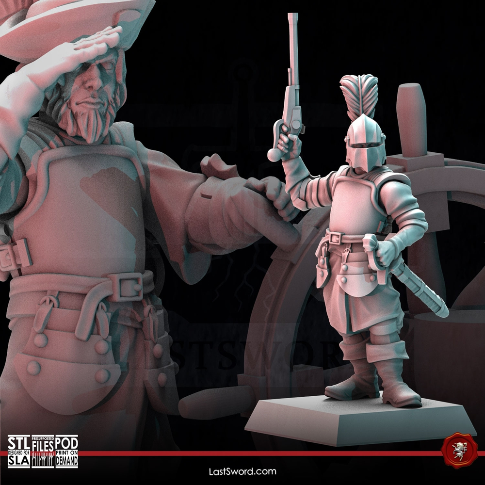 Миниатюра Marenstatd Warband-Champion Pistol Sword