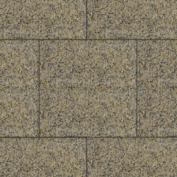 Тротуарная плитка КВАДРАТ 500х500 мм - Гранит+ Желтый с черным