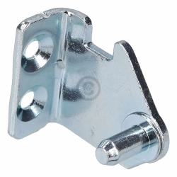 Нижняя петля AEH75596714 холодильника LG с накладкой. Левая сторона