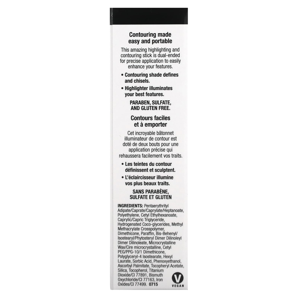 wet n wild, MegaGlo, двусторонний контурный стик, средний / коричневый, 8 г (0,28 унции)