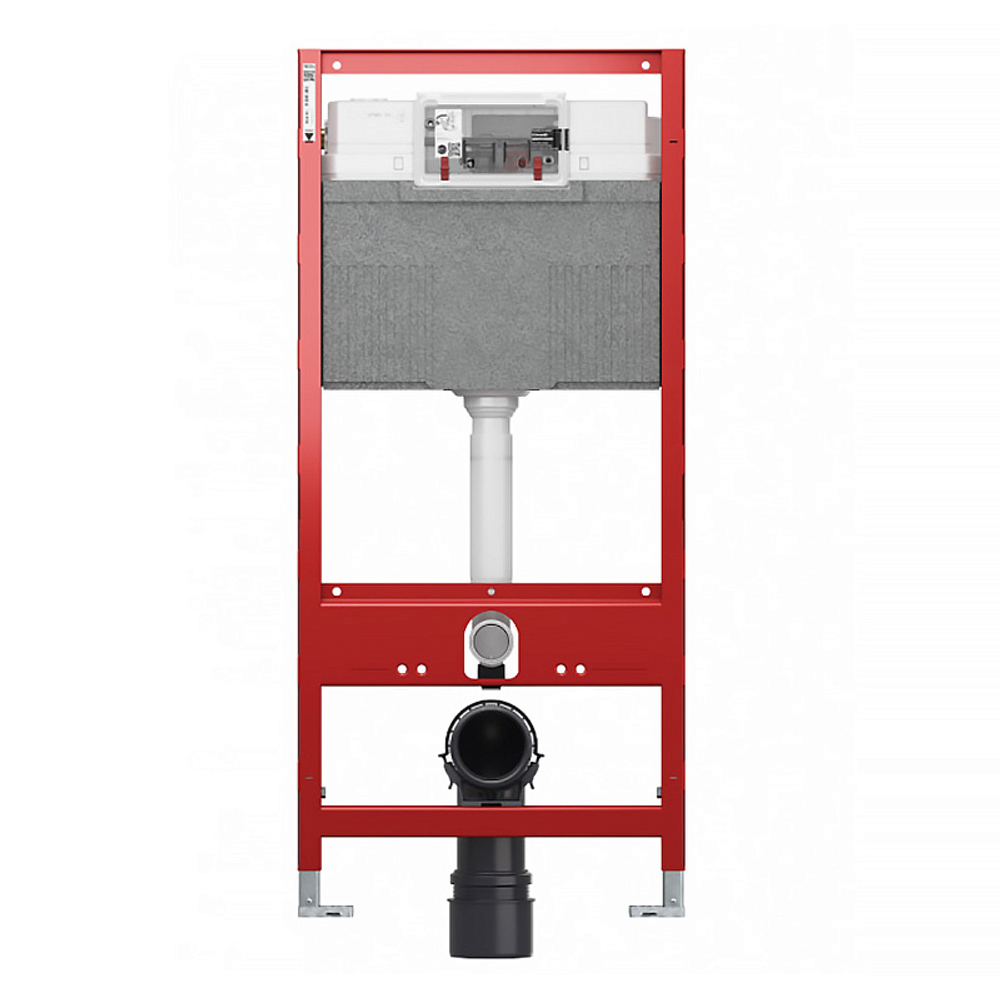 Комплект для установки подвесного унитаза TECEbase 2.0 с панелью смыва TECEnow, хром глянц (9400412)