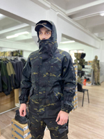 Костюм Горка 6 флис лайт / осень-зима / чёрный мультикам 2