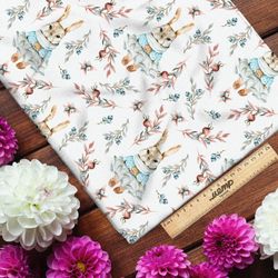 Ткань дюспо девочка крольчонок